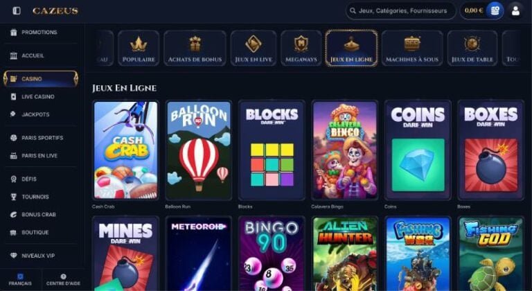 Cazeus casino - Choisir son casino en ligne : pourquoi le Cazeus Casino France se démarque